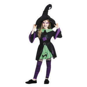 COSTUME POISON WITCH BAMBINA - 9/10 ANNI