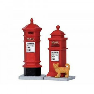 VICTORIAN MAILBOXES, SET OF 2